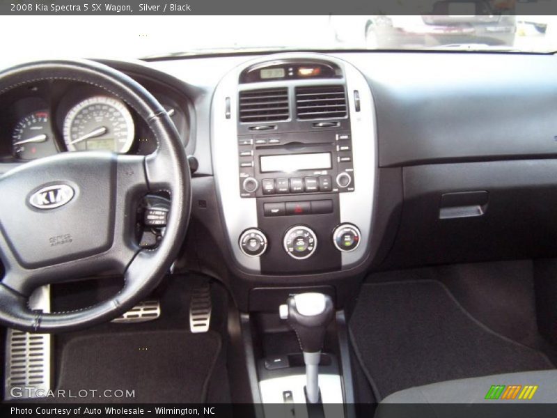 Silver / Black 2008 Kia Spectra 5 SX Wagon