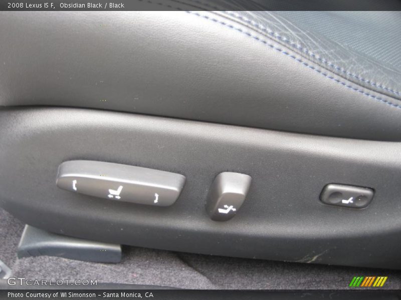 Obsidian Black / Black 2008 Lexus IS F