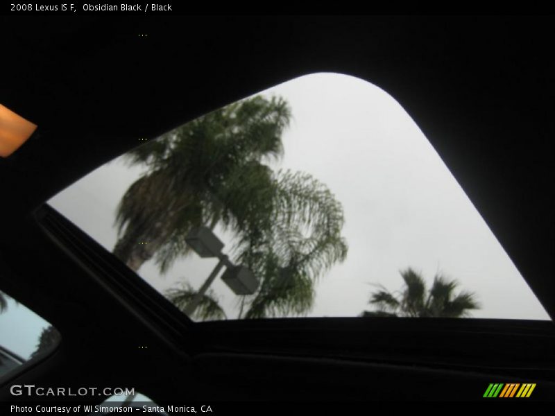 Obsidian Black / Black 2008 Lexus IS F