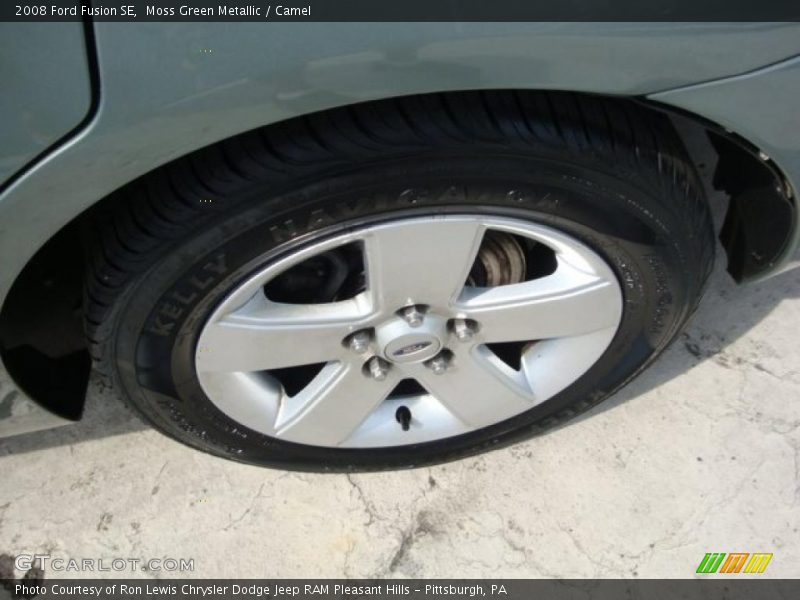 Moss Green Metallic / Camel 2008 Ford Fusion SE