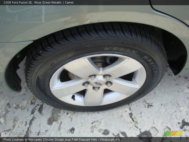 Moss Green Metallic / Camel 2008 Ford Fusion SE