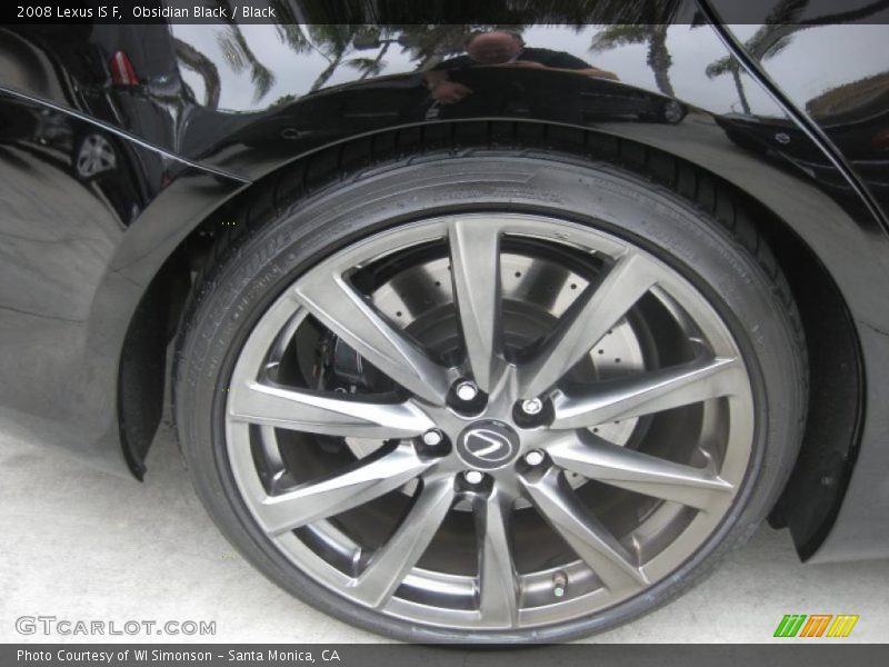 Obsidian Black / Black 2008 Lexus IS F