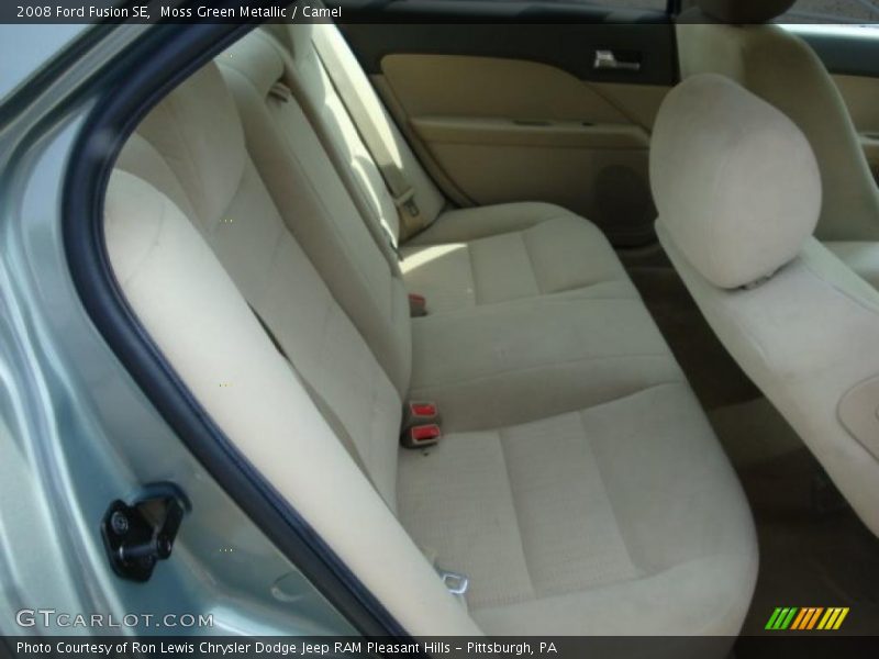 Moss Green Metallic / Camel 2008 Ford Fusion SE