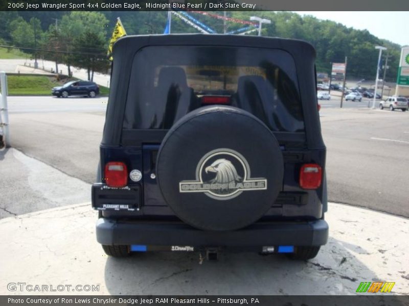 Midnight Blue Pearl / Dark Slate Gray 2006 Jeep Wrangler Sport 4x4 Golden Eagle