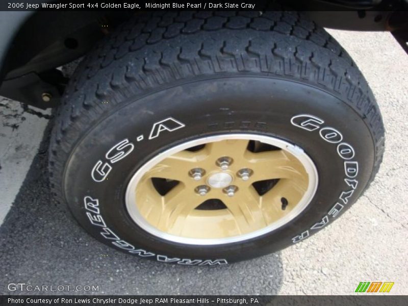 Midnight Blue Pearl / Dark Slate Gray 2006 Jeep Wrangler Sport 4x4 Golden Eagle