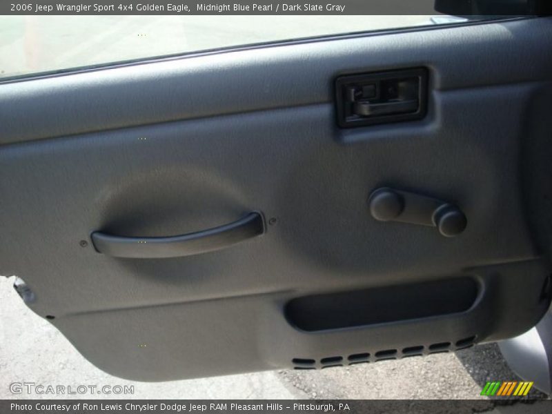 Midnight Blue Pearl / Dark Slate Gray 2006 Jeep Wrangler Sport 4x4 Golden Eagle