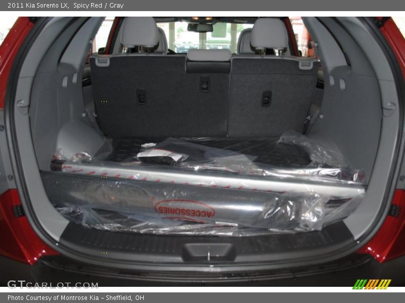 Spicy Red / Gray 2011 Kia Sorento LX