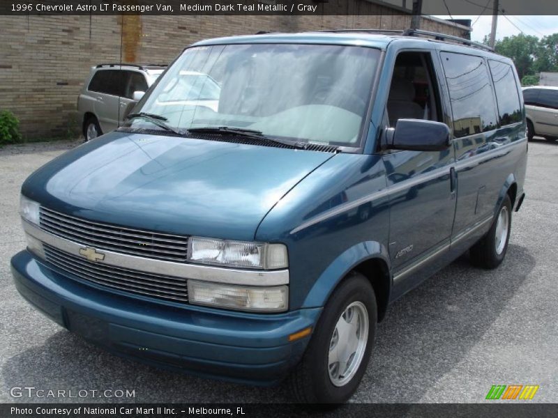 Medium Dark Teal Metallic / Gray 1996 Chevrolet Astro LT Passenger Van