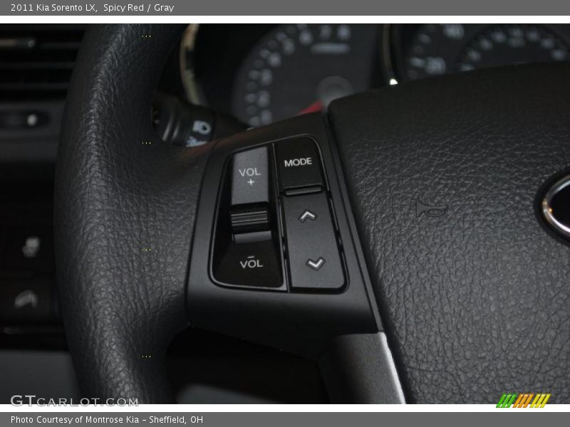 Spicy Red / Gray 2011 Kia Sorento LX
