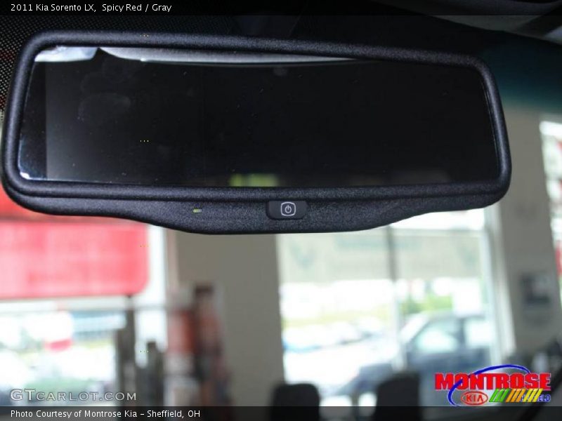 Spicy Red / Gray 2011 Kia Sorento LX