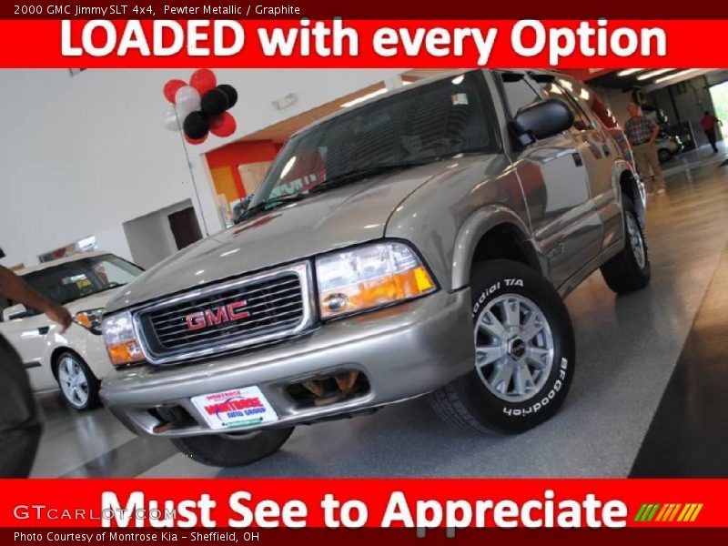 Pewter Metallic / Graphite 2000 GMC Jimmy SLT 4x4