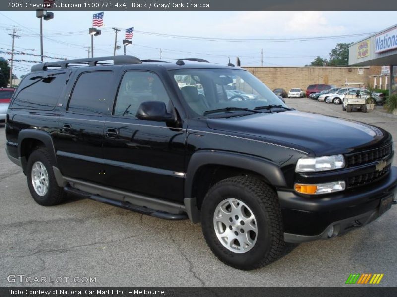 Black / Gray/Dark Charcoal 2005 Chevrolet Suburban 1500 Z71 4x4