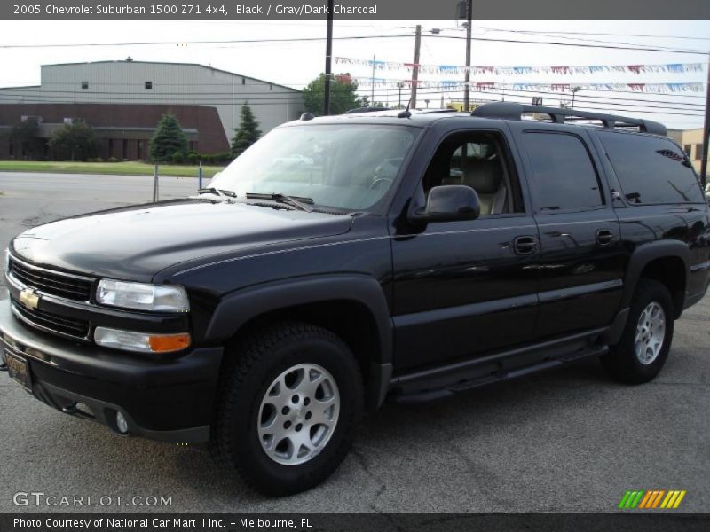 Black / Gray/Dark Charcoal 2005 Chevrolet Suburban 1500 Z71 4x4
