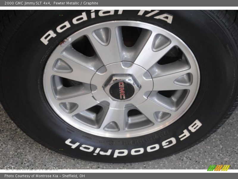 Pewter Metallic / Graphite 2000 GMC Jimmy SLT 4x4