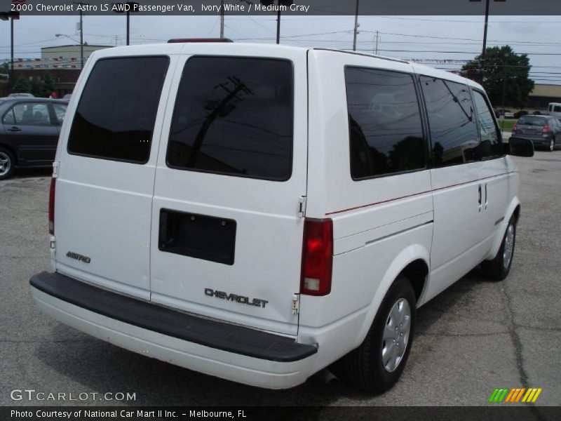 Ivory White / Medium Gray 2000 Chevrolet Astro LS AWD Passenger Van