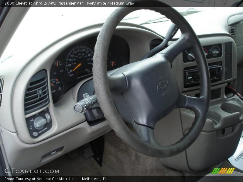 Ivory White / Medium Gray 2000 Chevrolet Astro LS AWD Passenger Van