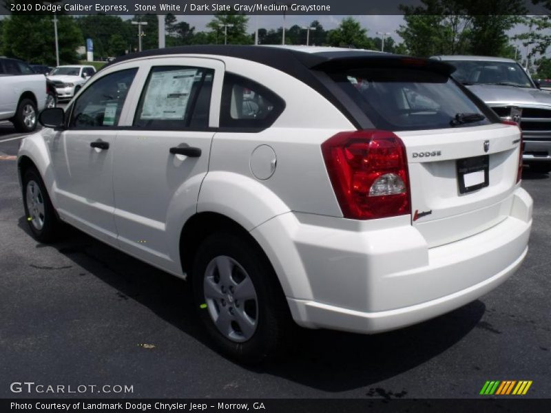 Stone White / Dark Slate Gray/Medium Graystone 2010 Dodge Caliber Express