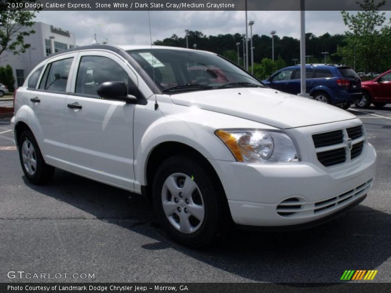Stone White / Dark Slate Gray/Medium Graystone 2010 Dodge Caliber Express