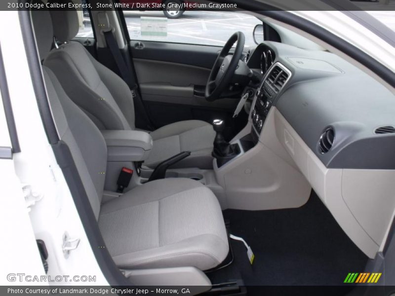 Stone White / Dark Slate Gray/Medium Graystone 2010 Dodge Caliber Express