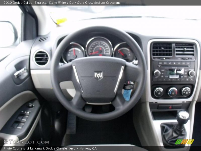 Stone White / Dark Slate Gray/Medium Graystone 2010 Dodge Caliber Express