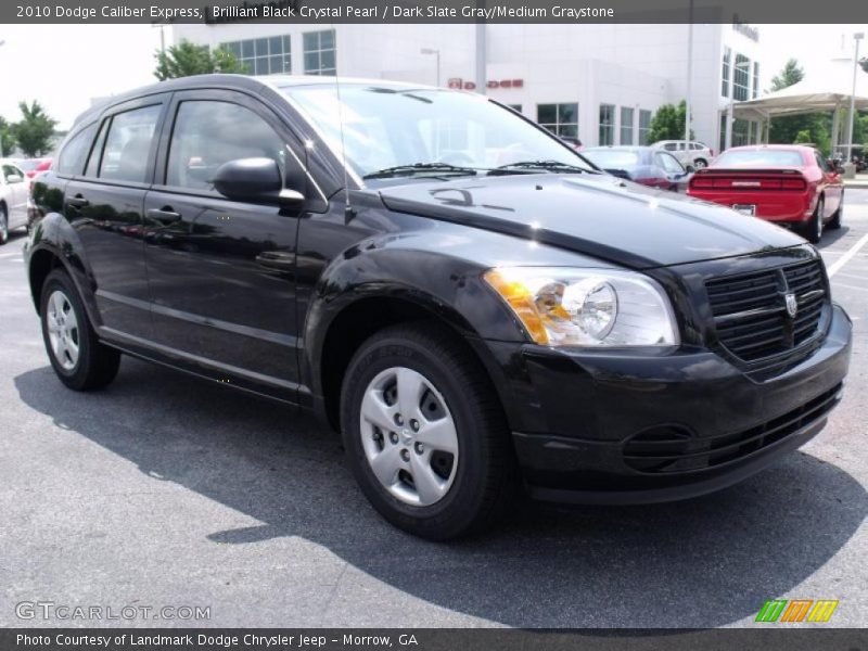 Brilliant Black Crystal Pearl / Dark Slate Gray/Medium Graystone 2010 Dodge Caliber Express