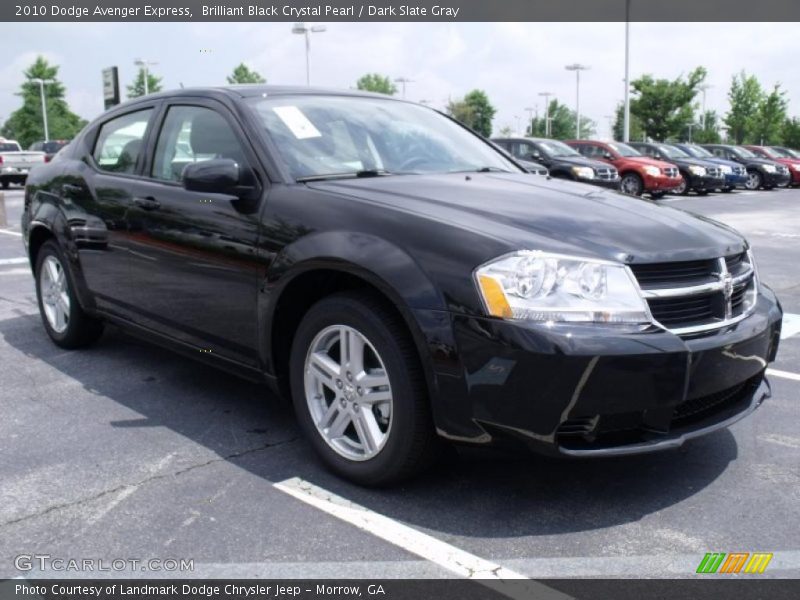 Brilliant Black Crystal Pearl / Dark Slate Gray 2010 Dodge Avenger Express