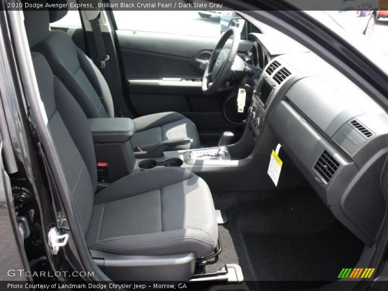Brilliant Black Crystal Pearl / Dark Slate Gray 2010 Dodge Avenger Express