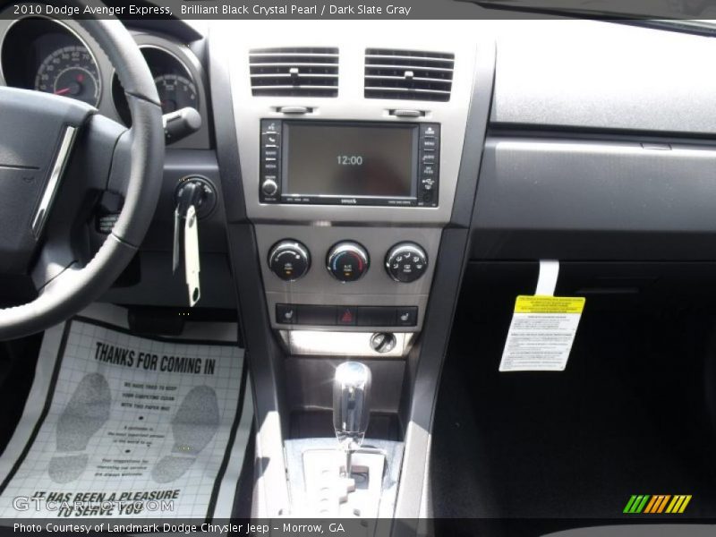 Brilliant Black Crystal Pearl / Dark Slate Gray 2010 Dodge Avenger Express