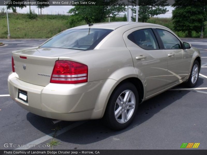 White Gold / Dark Slate Gray 2010 Dodge Avenger Express