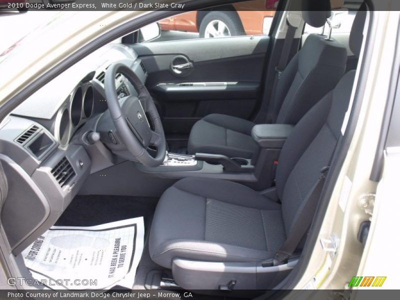 White Gold / Dark Slate Gray 2010 Dodge Avenger Express