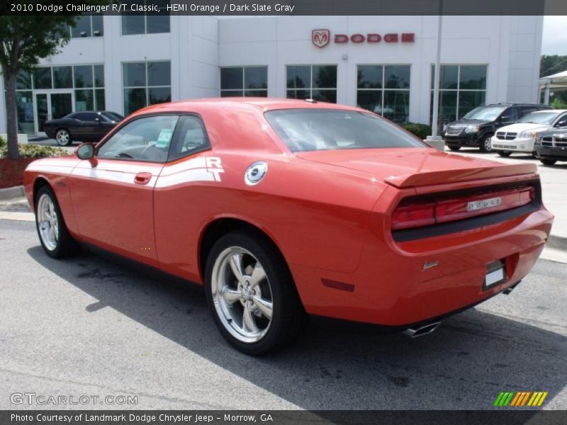 HEMI Orange / Dark Slate Gray 2010 Dodge Challenger R/T Classic