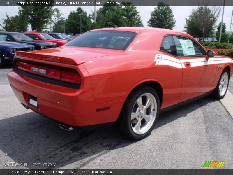 HEMI Orange / Dark Slate Gray 2010 Dodge Challenger R/T Classic