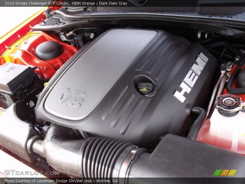 HEMI Orange / Dark Slate Gray 2010 Dodge Challenger R/T Classic