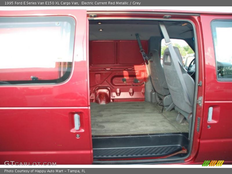 Electric Current Red Metallic / Grey 1995 Ford E Series Van E150 XL Cargo Van
