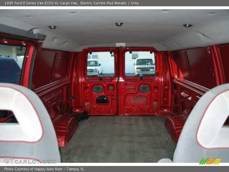 Electric Current Red Metallic / Grey 1995 Ford E Series Van E150 XL Cargo Van