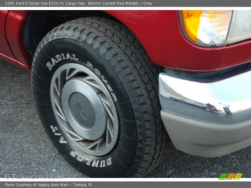 Electric Current Red Metallic / Grey 1995 Ford E Series Van E150 XL Cargo Van