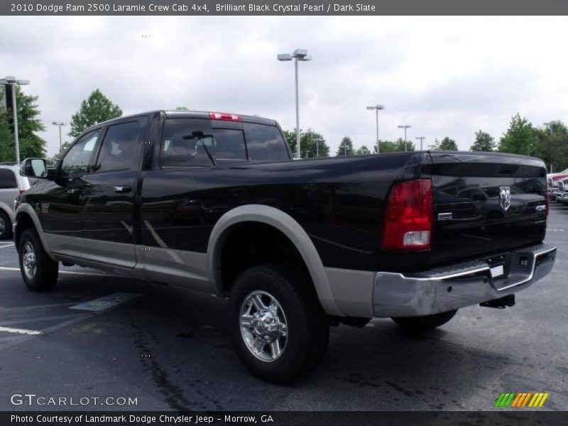 Brilliant Black Crystal Pearl / Dark Slate 2010 Dodge Ram 2500 Laramie Crew Cab 4x4