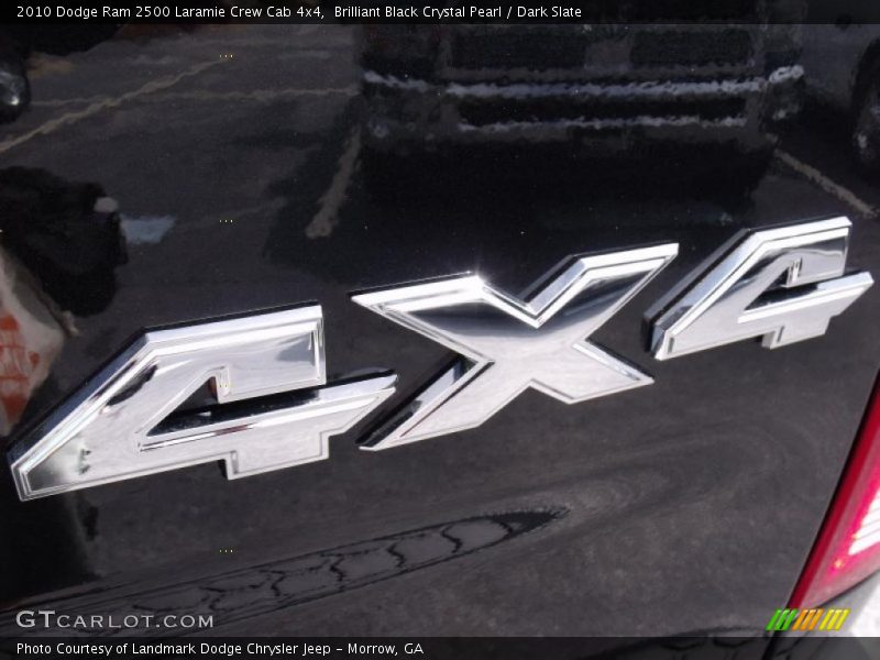 Brilliant Black Crystal Pearl / Dark Slate 2010 Dodge Ram 2500 Laramie Crew Cab 4x4