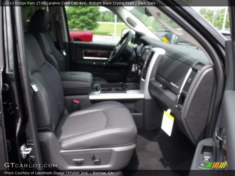 Brilliant Black Crystal Pearl / Dark Slate 2010 Dodge Ram 2500 Laramie Crew Cab 4x4