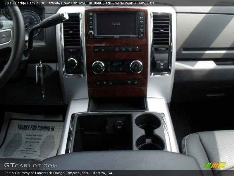Brilliant Black Crystal Pearl / Dark Slate 2010 Dodge Ram 2500 Laramie Crew Cab 4x4