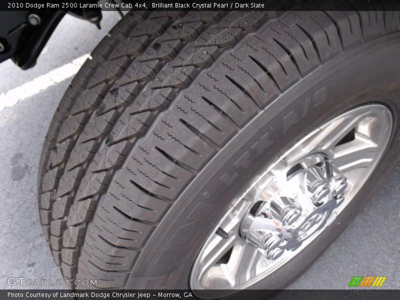 Brilliant Black Crystal Pearl / Dark Slate 2010 Dodge Ram 2500 Laramie Crew Cab 4x4