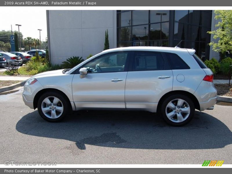 Palladium Metallic / Taupe 2009 Acura RDX SH-AWD