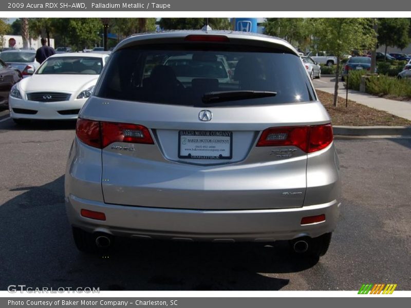 Palladium Metallic / Taupe 2009 Acura RDX SH-AWD