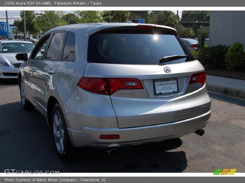 Palladium Metallic / Taupe 2009 Acura RDX SH-AWD