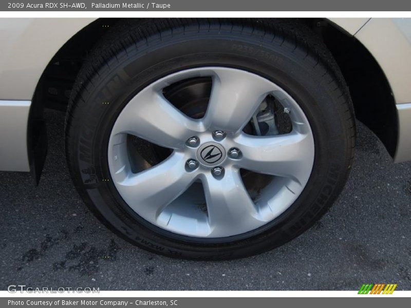 Palladium Metallic / Taupe 2009 Acura RDX SH-AWD
