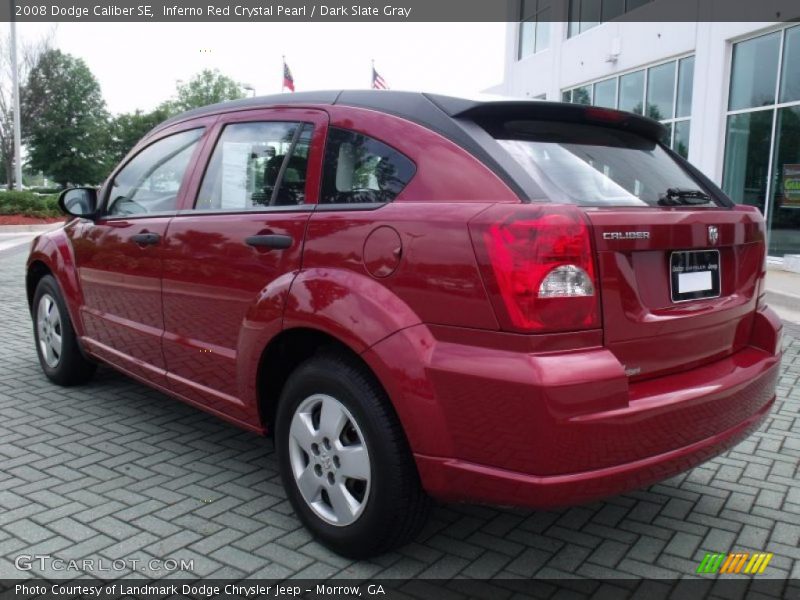 Inferno Red Crystal Pearl / Dark Slate Gray 2008 Dodge Caliber SE