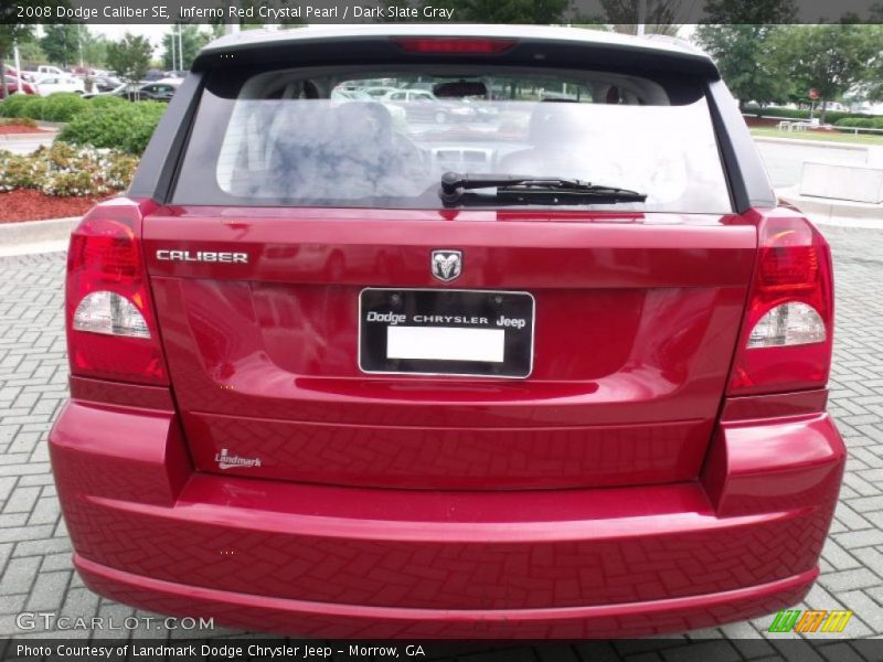 Inferno Red Crystal Pearl / Dark Slate Gray 2008 Dodge Caliber SE