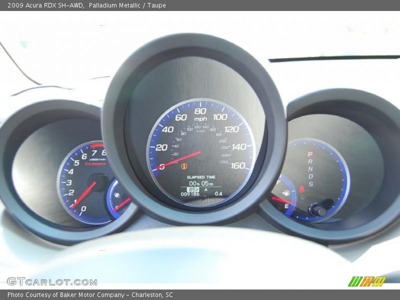 Palladium Metallic / Taupe 2009 Acura RDX SH-AWD