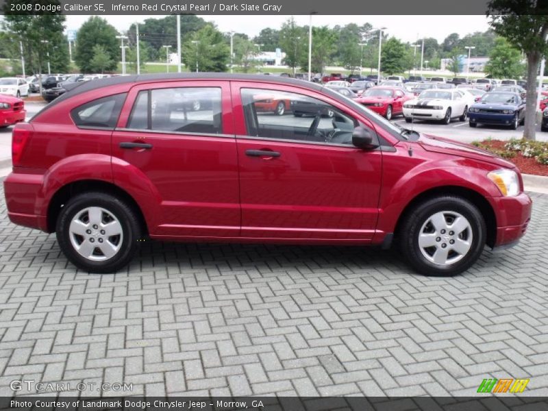 Inferno Red Crystal Pearl / Dark Slate Gray 2008 Dodge Caliber SE
