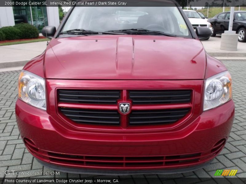 Inferno Red Crystal Pearl / Dark Slate Gray 2008 Dodge Caliber SE